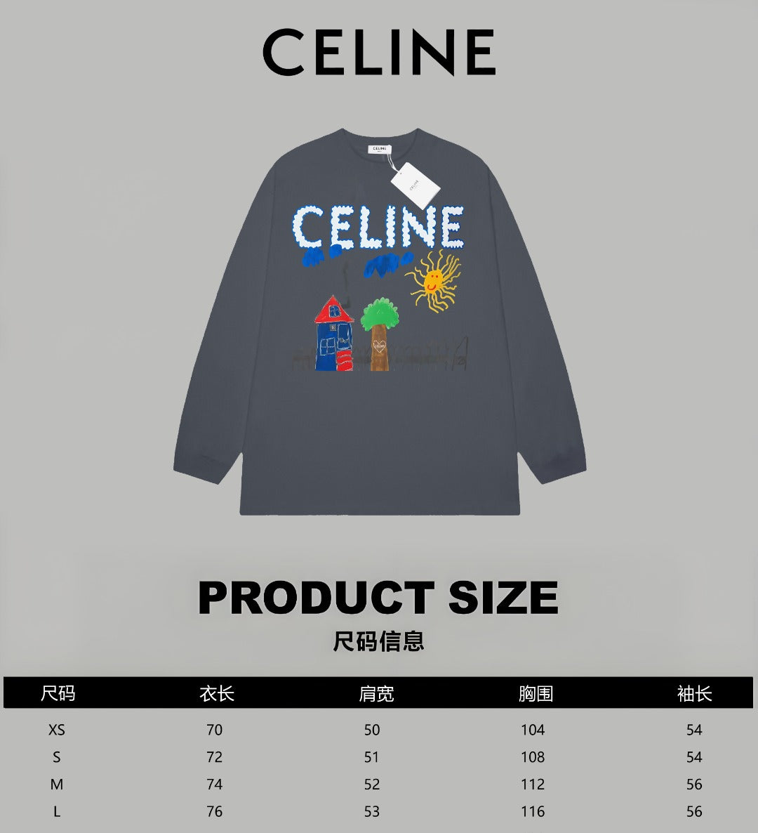 LuxluxHouse Best Quality Clothes T-shirt Celine